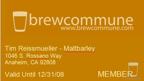 brewcommune card sample
