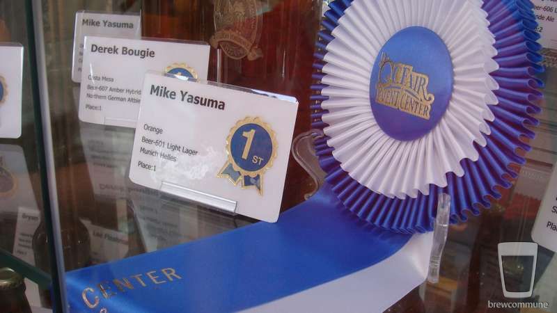 Mike Yasuma's gold medal and best of show ribbon!
