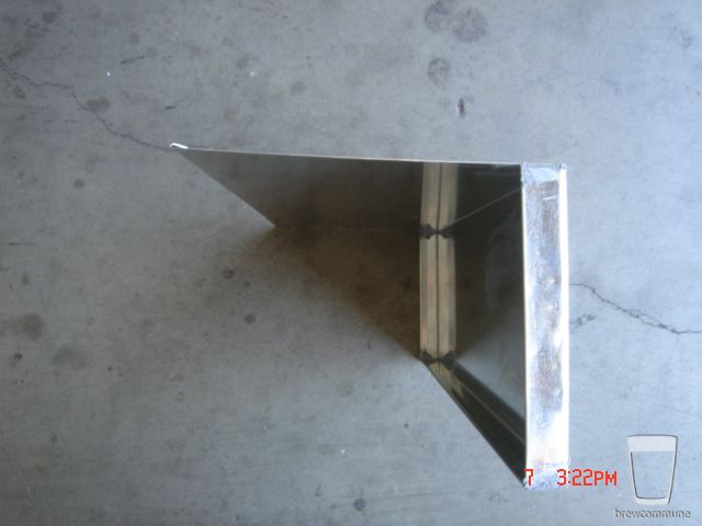 drip tray on end
