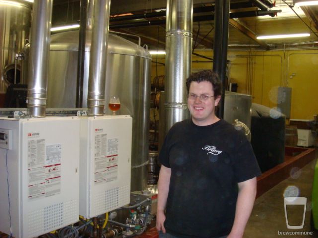 Patrick on his first brew day
