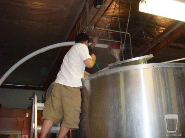 The Bruery mashing in march 1, 2008
