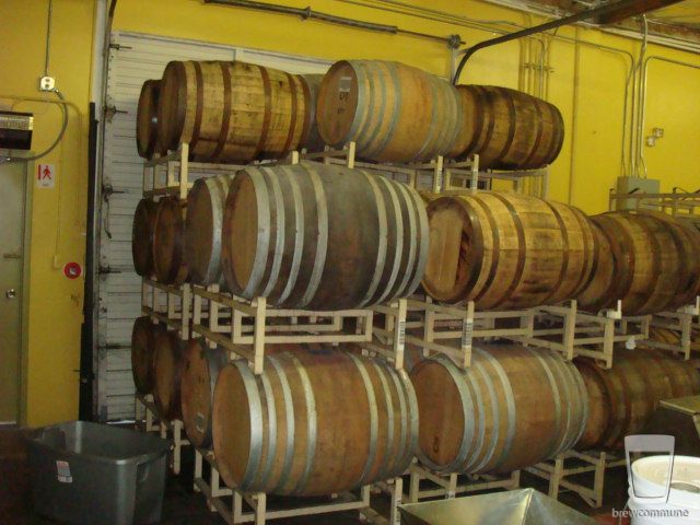 the bruery oak barrel storage
