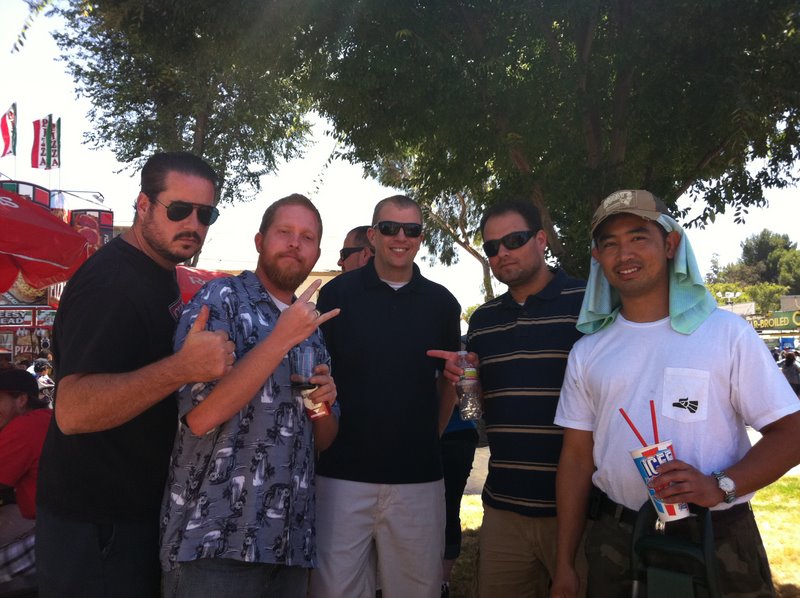 Chris, Nick, Rick, Steve, Unknown (real men drink Icee)