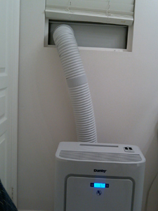 Portable AC unit to cool fermentation room